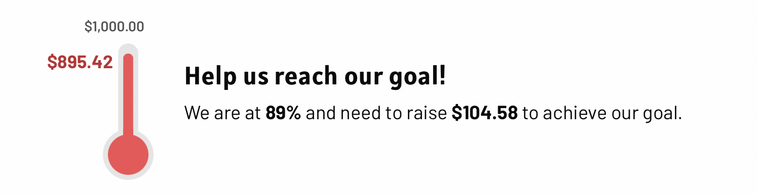 fundraising thermometer